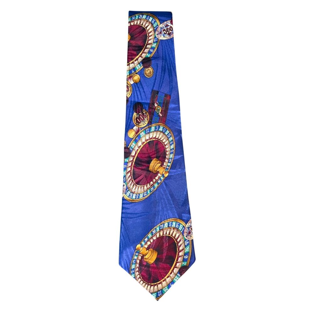 Concord Mens Tie Casino Roulette Wheel